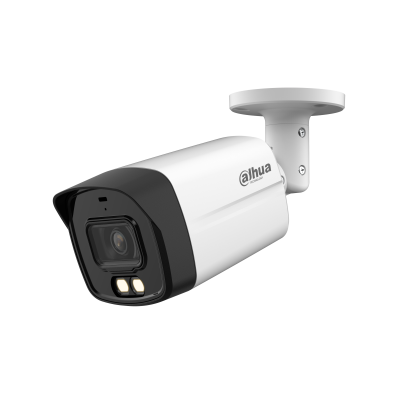 CAMARA TUBO/ 2MP/ MICRÓFONO INCORPORADO/ LUZ DUAL INTELIGENTE/ 40 M DE DISTANCIA DE ILUMINACIÓN /LENTE FIJA DE 3,6 MM (2,8 MM OPCIONAL)/ IP67, 12 VCC/  WDR/ CVI,CVBS,AHD,TVI CONMUTABLE